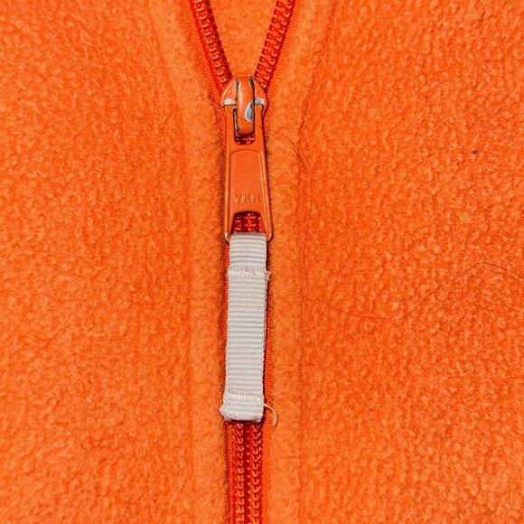 Columbia Women’s Fleece Jacket Size M Peach Orange Full Zip Soft Warm Layer - Picture 7 of 11